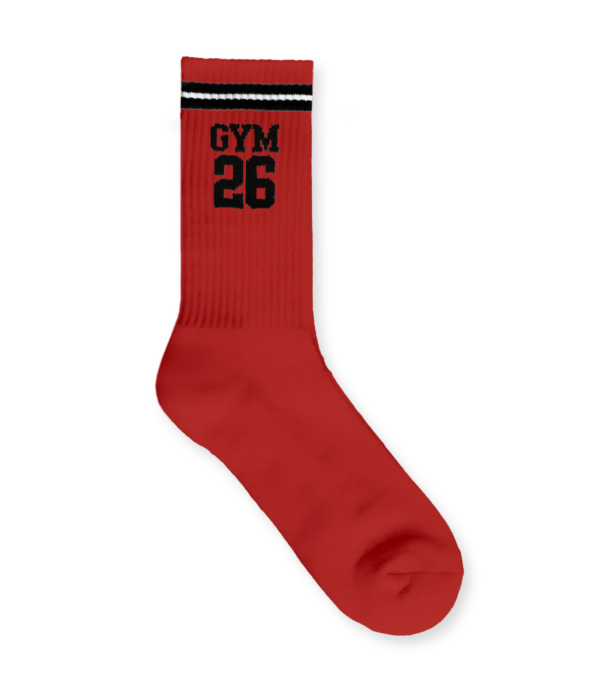GYM26 Socken - Red – Bild 2