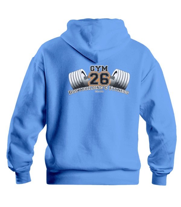 GYM26 Zip Hoodie - Carolina Blue – Bild 3